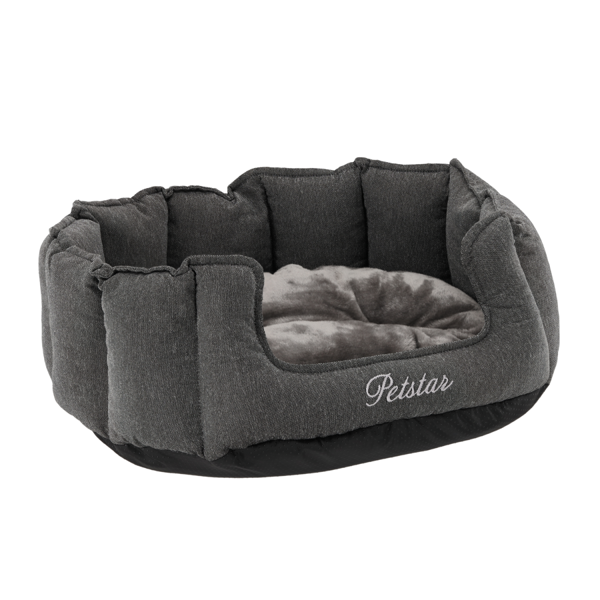 Canapea pentru câine și pisică 62 × 55 × 22 cm, gri