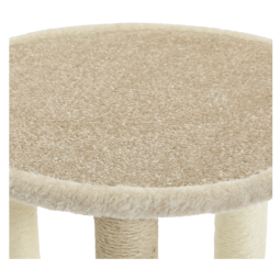 Stâlp de zgâriat pentru pisică 40 × 40 × 44 cm, bej