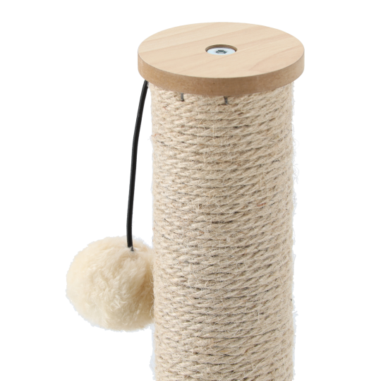 Stâlp de zgâriat pentru pisică - 35 × 23 × 40 cm, bej