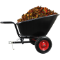 Cărucior de grădină / roabă 280 l, capacitate de încărcare 400 kg