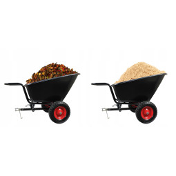 Cărucior de grădină / roabă 280 l, capacitate de încărcare 400 kg