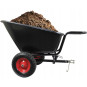 Cărucior de grădină / roabă 280 l, capacitate de încărcare 400 kg