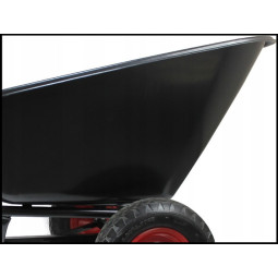 Cărucior de grădină / roabă 280 l, capacitate de încărcare 400 kg