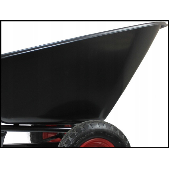 Cărucior de grădină / roabă 280 l, capacitate de încărcare 400 kg