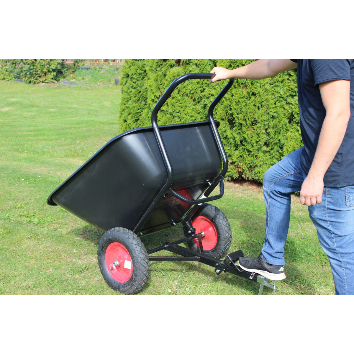 Cărucior de grădină / roabă 280 l, capacitate de încărcare 400 kg