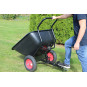 Cărucior de grădină / roabă 280 l, capacitate de încărcare 400 kg
