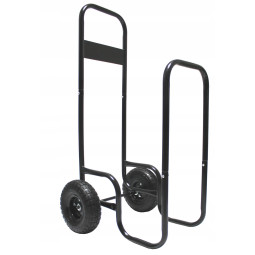 Cărucior pentru lemne de șemineu 60 kg, 57 × 52 × 107 cm
