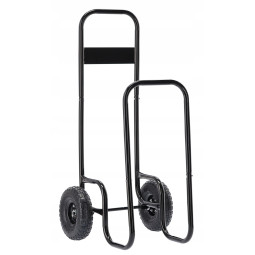 Cărucior pentru lemne de șemineu 60 kg, 57 × 52 × 107 cm