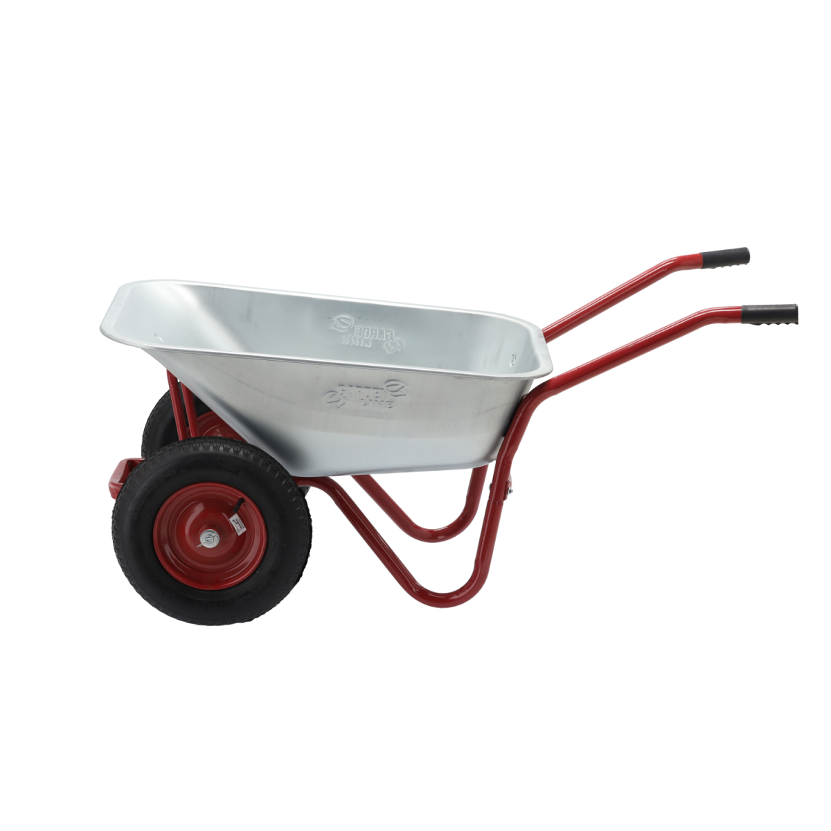 Roabă de grădină 140 l, capacitate de încărcare 180 kg, roșie