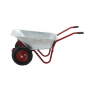 Roabă de grădină 140 l, capacitate de încărcare 180 kg, roșie