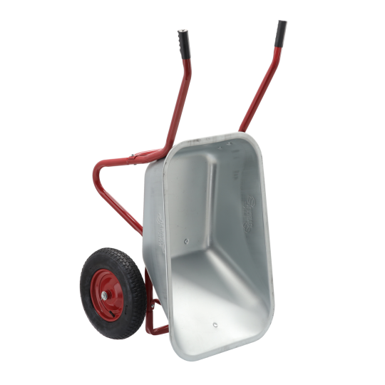 Roabă de grădină 140 l, capacitate de încărcare 180 kg, roșie