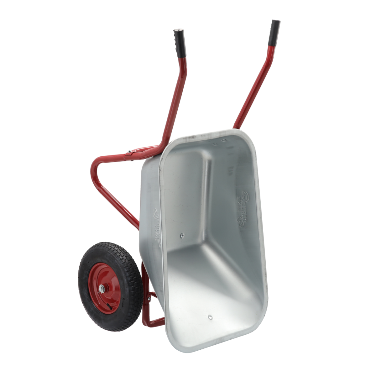 Roabă de grădină 140 l, capacitate de încărcare 180 kg, roșie