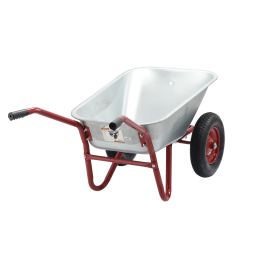 Roabă de grădină 140 l, capacitate de încărcare 180 kg, roșie