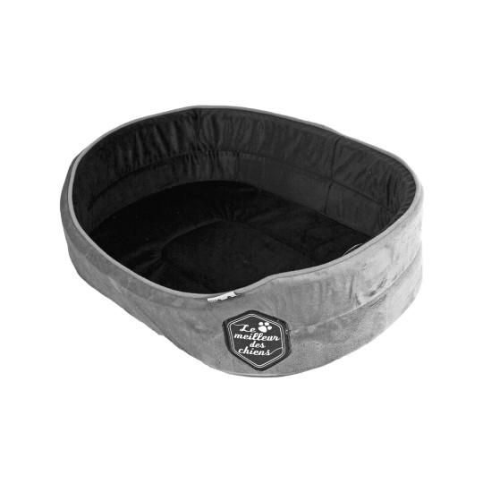 Pelușă moale pentru câini de culoare gri 60x43