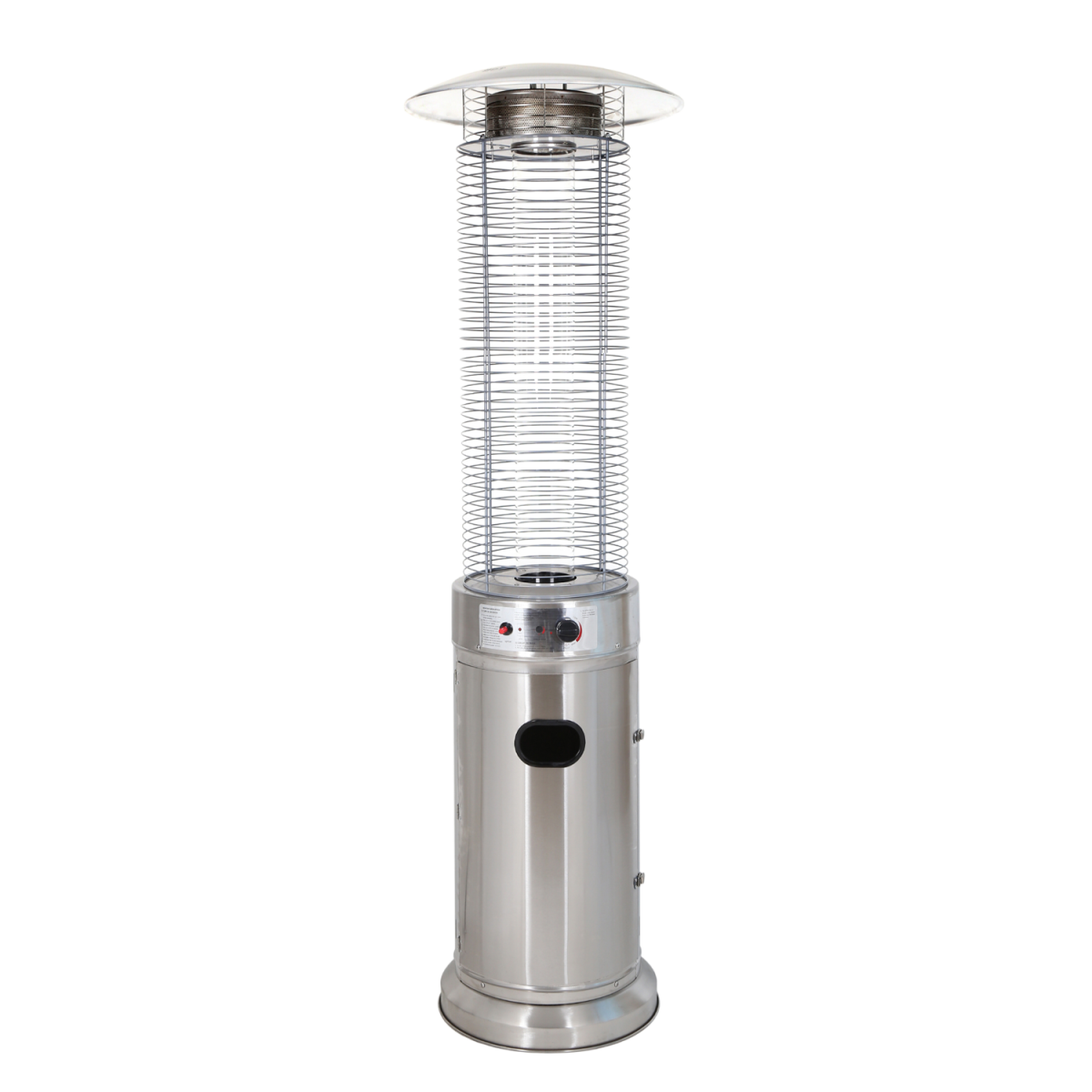 Încălzitor de terasă pe gaz 13 kW, 180 cm, din inox