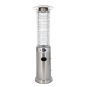 Încălzitor de terasă pe gaz 13 kW, 180 cm, din inox