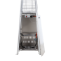 Încălzitor de terasă pe gaz 13 kW, 227 cm, din inox