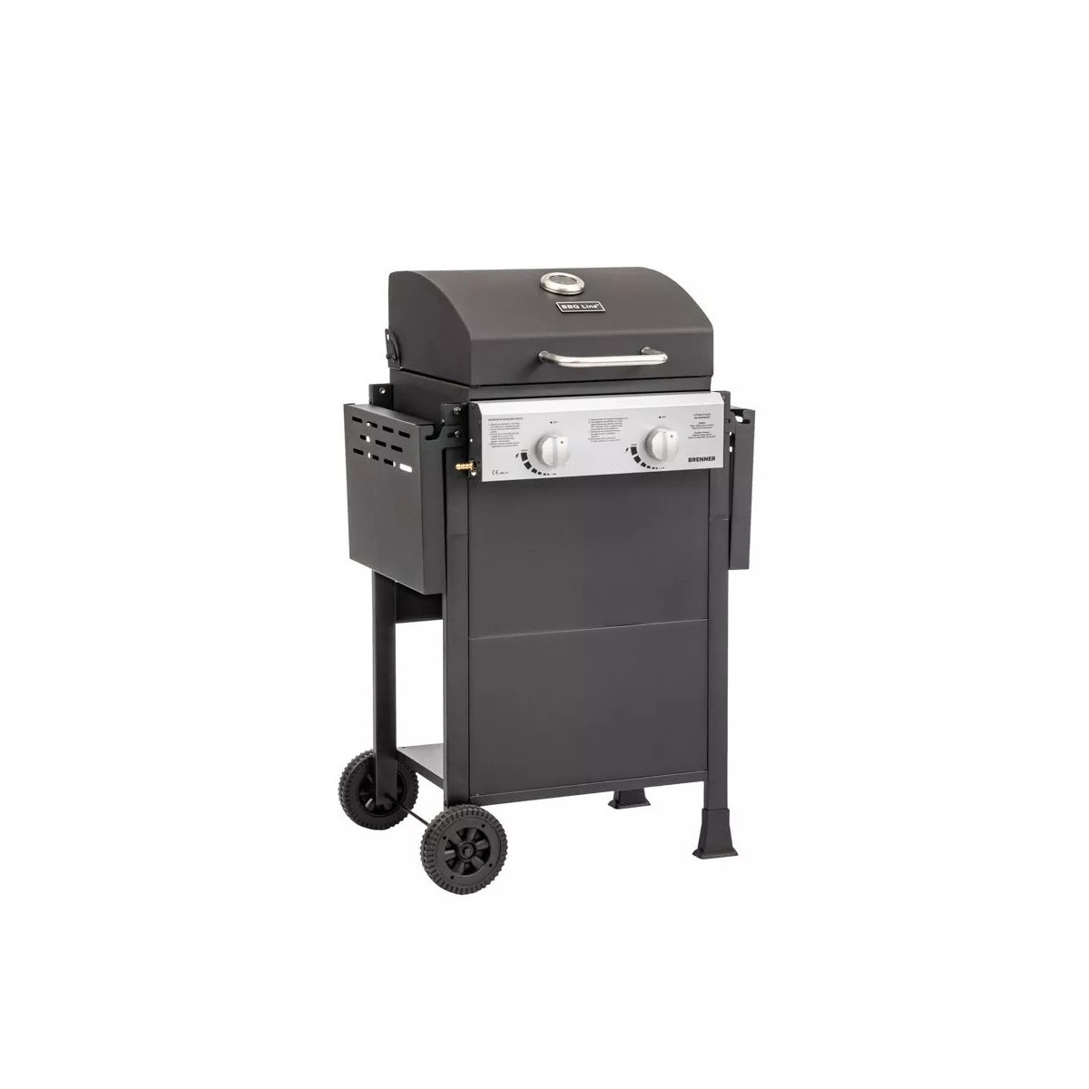 Grătar pe gaz de calitate cu 2 arzătoare