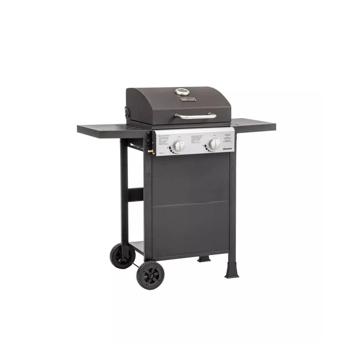 Grătar pe gaz de calitate cu 2 arzătoare