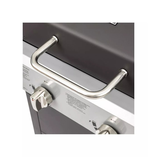 Grătar pe gaz de calitate cu 2 arzătoare