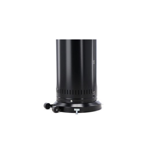 Încălzitor de terasă pe gaz 13 kW, 180 cm, negru