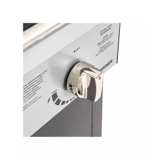 Grătar pe gaz de calitate cu 2 arzătoare