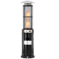 Încălzitor de terasă pe gaz 13 kW, 180 cm, negru