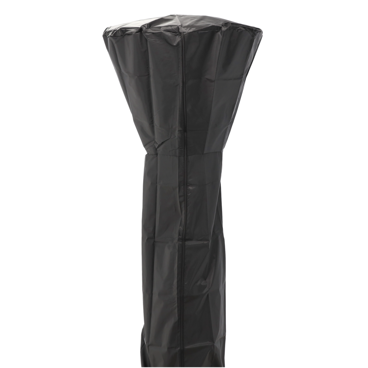 Încălzitor de terasă pe gaz 13 kW, 221 cm, negru