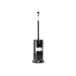 Încălzitor de terasă pe gaz 13 kW, 221 cm, negru