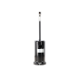 Încălzitor de terasă pe gaz 13 kW, 221 cm, negru
