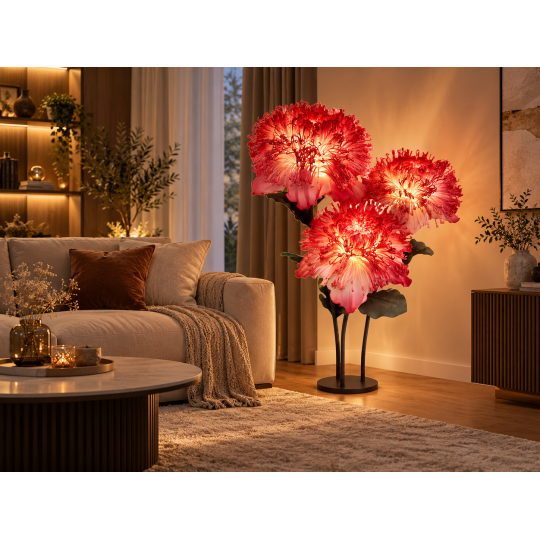 Decorațiune florală LED Lumina Bloom 1,5 m - 3 flori
