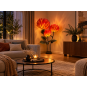 Decorațiune LED florală Floarea de foc 1,5 m - 3 flori