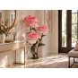 Decorațiune florală LED Trandafir 1,8 m - 3 flori