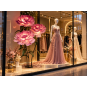 Decorațiune florală LED Bujor 2,1 m - 3 flori