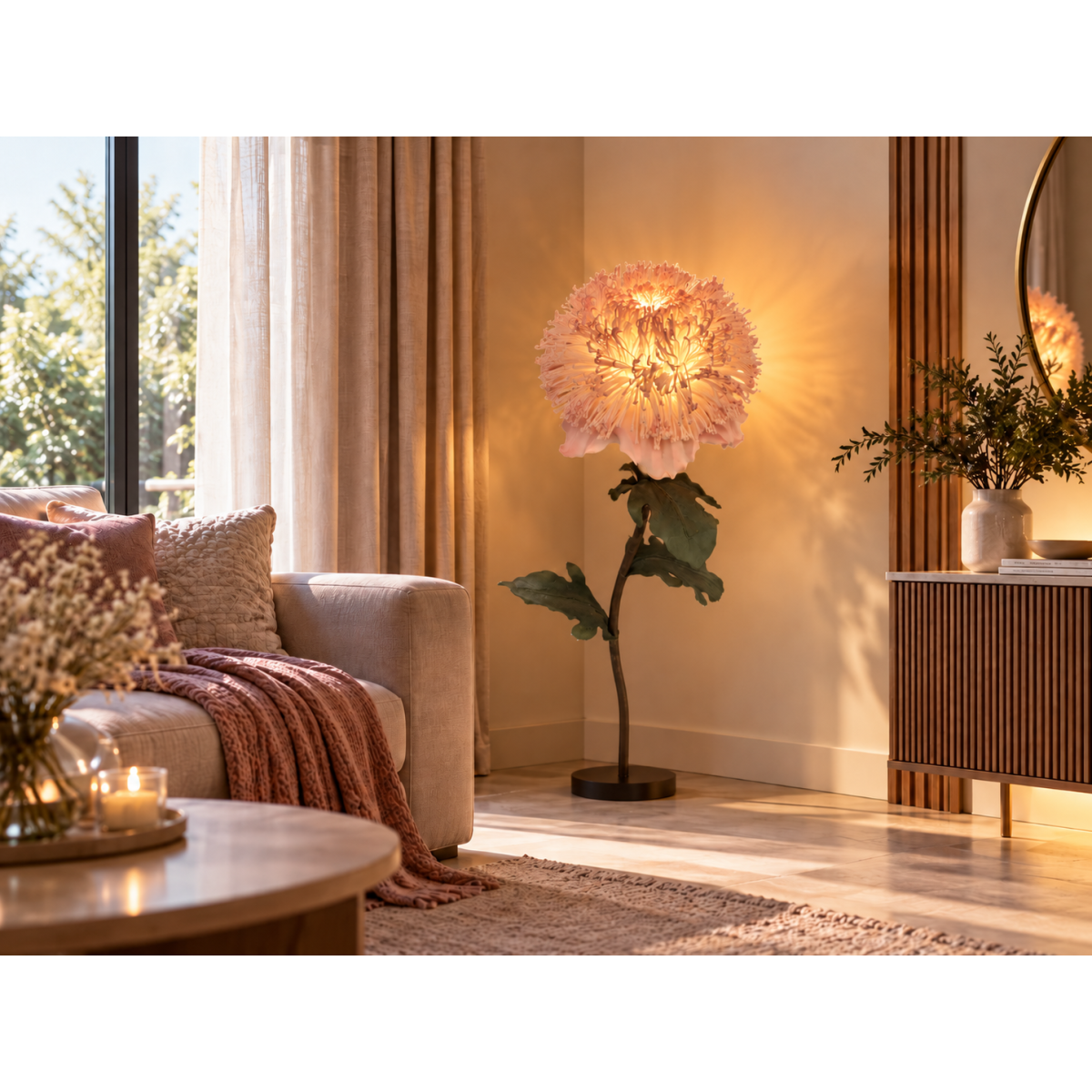 Decorațiune florală LED Lumina Bloom 1,5 m