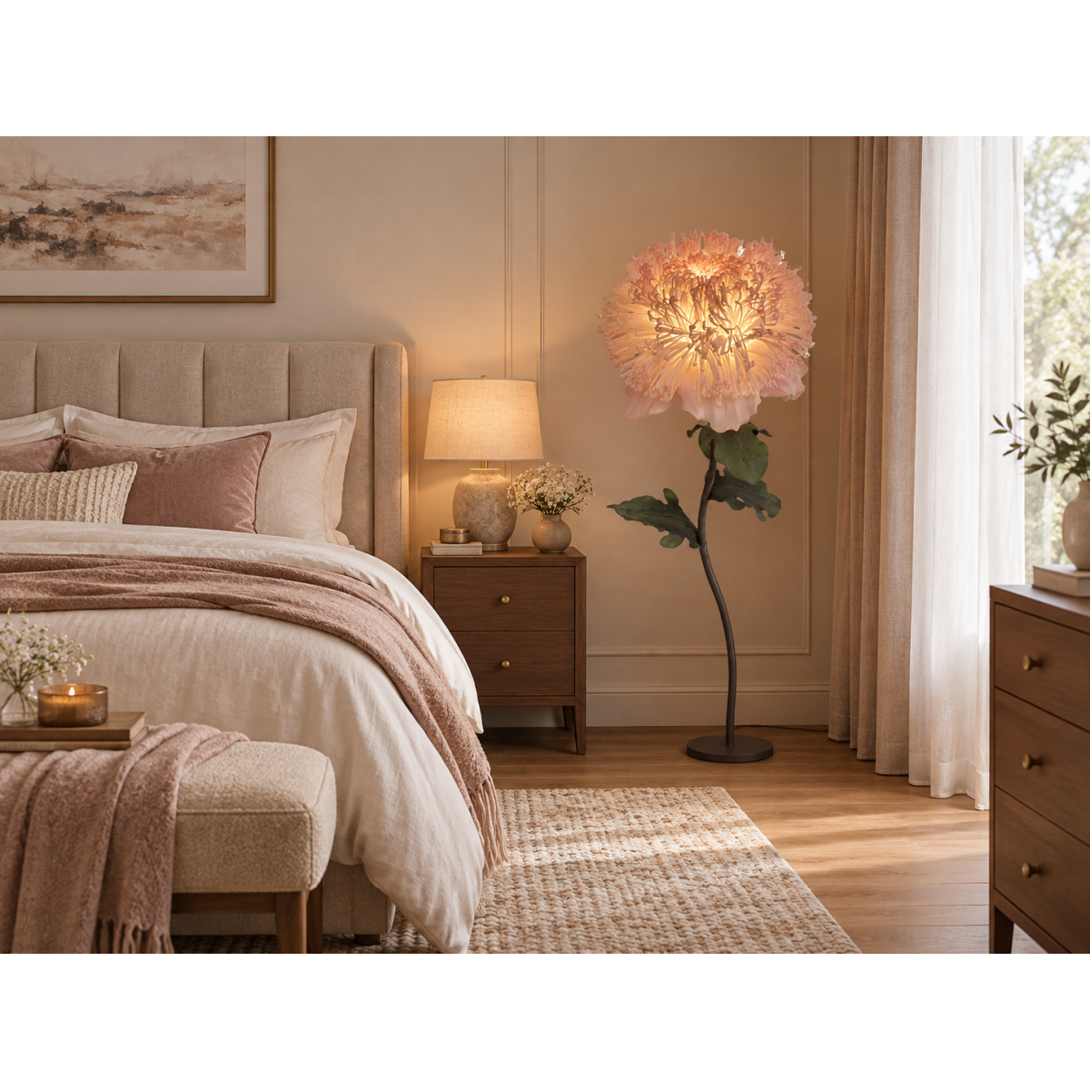 Decorațiune florală LED Lumina Bloom 1,5 m