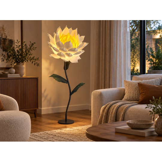 Decorațiune florală LED Magnolie 1,5 m