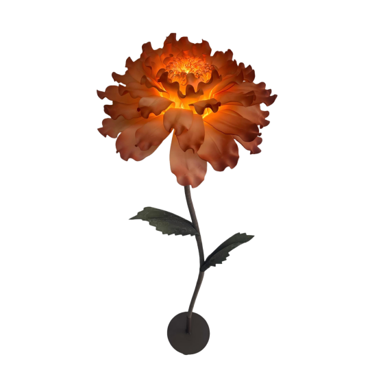 LED decorațiune florală Bujor de copac 1,5 m