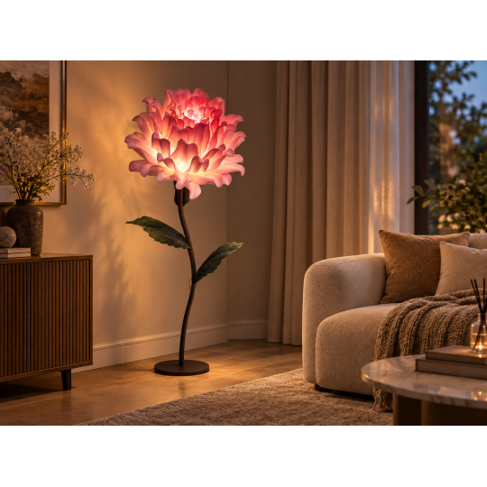 Decorațiune florală LED Suculent 1,5 m