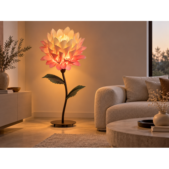 Decorațiune florală LED Protea 1,5 m