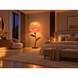 Decorațiune florală LED Protea 1,5 m