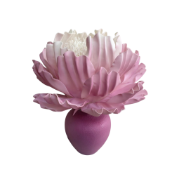 Decorațiune florală LED Bujor în ghiveci 45 × 35 cm