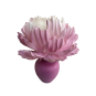 Decorațiune florală LED Bujor în ghiveci 45 × 35 cm