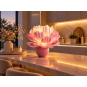 Decorațiune florală LED Bujor în ghiveci 45 × 35 cm