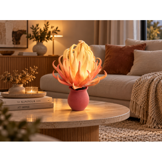 Decorațiune LED Aloe vera în ghiveci 45 × 25 cm