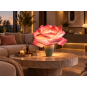 Decorațiune florală LED Trandafir în ghiveci 65 × 50 cm