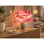Decorațiune florală LED Trandafir în ghiveci 65 × 50 cm