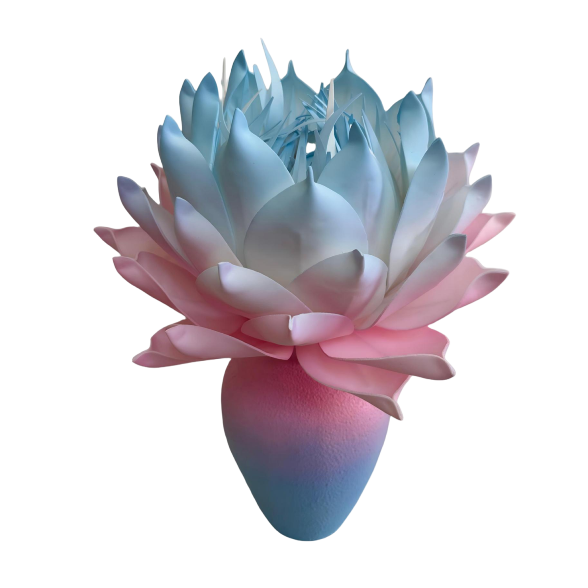 Decorațiune florală LED Magnolia în ghiveci 55 × 35 cm
