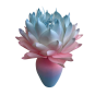 Decorațiune florală LED Magnolia în ghiveci 55 × 35 cm