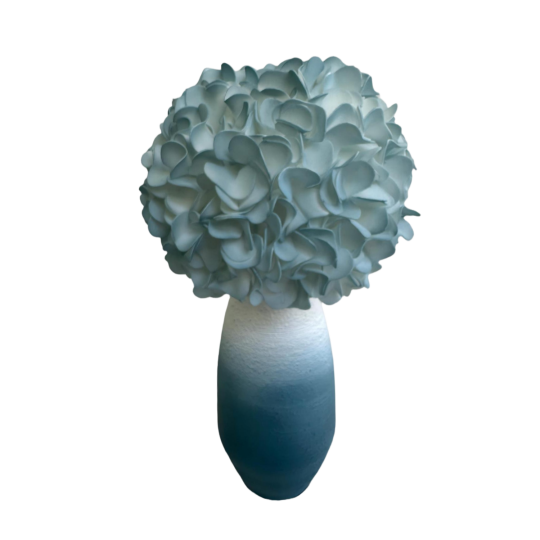 Decorațiune florală LED Hortensie în ghiveci 50 × 25 cm